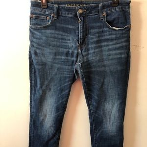 America Eagle blue jeans